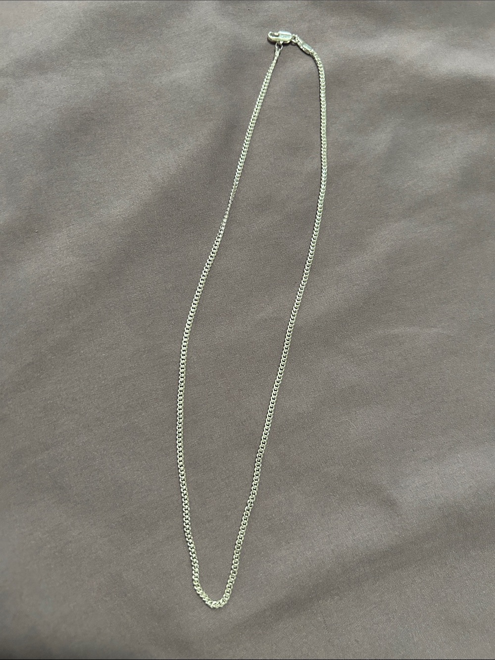 Silver Plated Chain Necklace - Elegant Silver Link, 18”